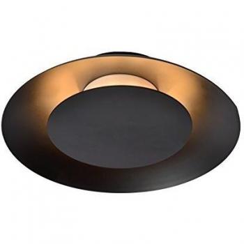 Plafón LED Foskal Negro Ø 21,5 cm 1x6W 2700K