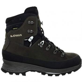 Lowa Women's Dark Grey Navy Tibet GTX Nubuck Leather Hiking Boots