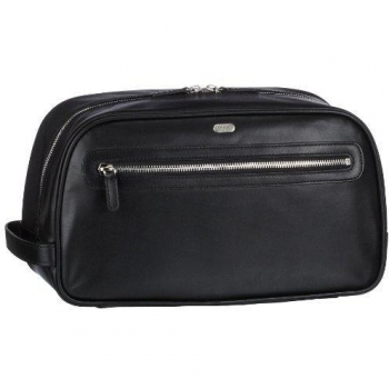 Bugatti - Neceser de viaje de cuero unisex