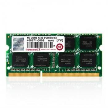 Memoria RAM Transcend 4GB DDR3 SO-DIMM 1600MHz CL11 Non-ECC
