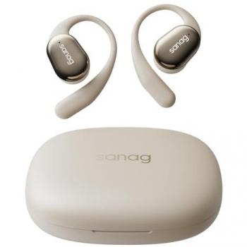 Auriculares Inalámbricos SANAG C16S de Oído Abierto con Bluetooth 5.4, Sonido HiFi, Batería de 56 Horas, Resistencia al Agua IPX4 y Carga Ráp
