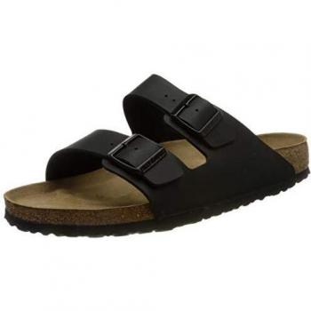 Birkenstock Women's 752483_40 Slides, Black, 7 UK
