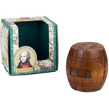 Professor Puzzle Nelson's Barrel Brain Teaser Puzzle 3D Wooden Puzzles/Brain Teaser Toy to develop problem solving skills.