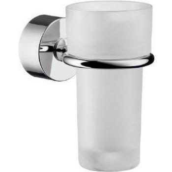 AX Uno portavaso con vaso de cristal cro