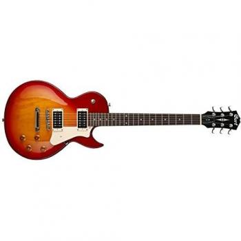 Cort CR100 Electric Guitar - Cherry Red Sunburst Single Cut