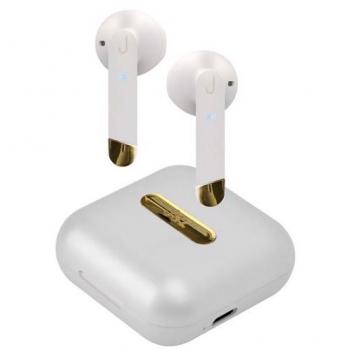 Auriculares inalámbricos SBS TEJZEARHOOXBTW Bluetooth 5.0 Blanco