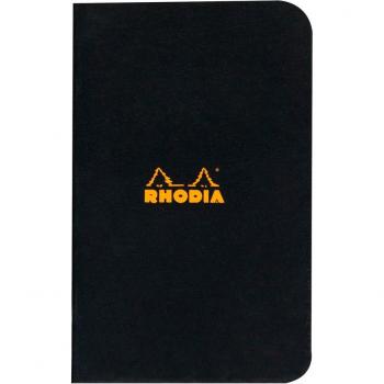 Cuaderno A7 Rhodia Classic Cuadrícula Negro