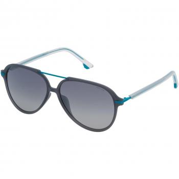 Police SPL58258M20P Unisex Blue Sunglasses (58mm)