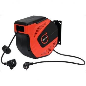 Bobina de cable YATO YT-81221, Cable de Alimentación Yato YT-81221 Negro Rojo 20 m