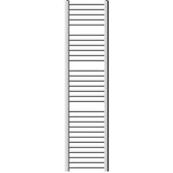 Radiador de Baño Moderno ECD Alemania 400 x 1800 mm Blanco Plano con Conexión Lateral - Calefactor Toallero de Acero