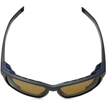 Julbo Shield Gafas de sol Mixta, Shield, Gris Foncé/Noir/Bleu