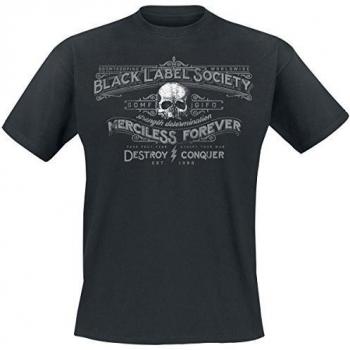 Men's Black Label Society Merciless Forever Metal T-Shirt - XL