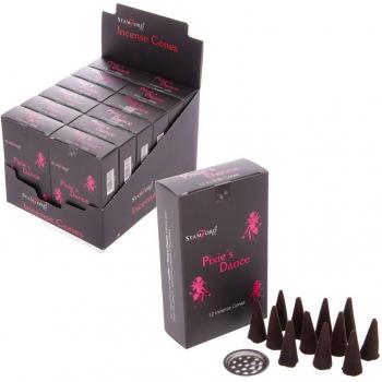 37186 Pixie's Dance Stamford negro conos de incienso