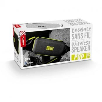 Altavoz Bluetooth Luminoso Bigben PARTY 30W con LED, TWS y Batería Recargable - Negro y Amarillo