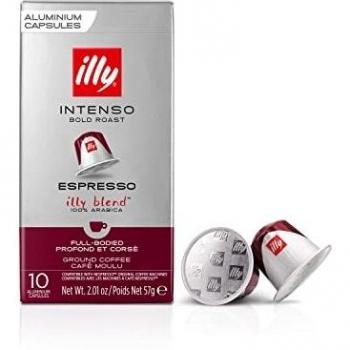 Illy Café Espresso Intenso embalagem 8 x 10 cápsulas