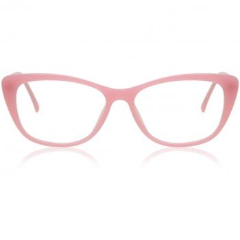 Cat Eye Montura Completa Plástico Rosas Gafas Recetadas Anti-Azules para Niños - SmartBuy