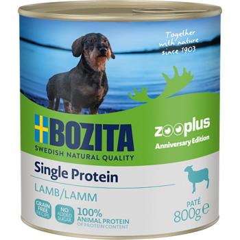 Bozita Single Protein Paté pavo 6 x 800 g - con cordero
