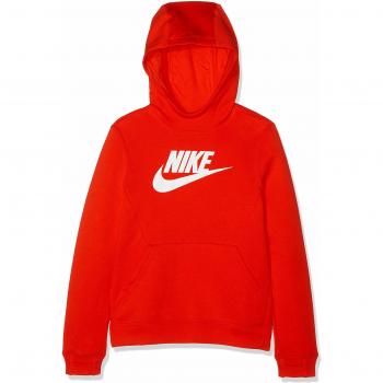Nike Spring Club Fleece HBR Sudadera, Niños, Rojo