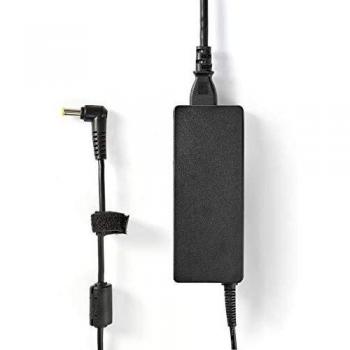 NEDIS Cargador para Portátil Adaptador para Portátil de 90 W - 5,5 x 1,7 mm - 19 V/4,74 A - Utilizado para Acer - Cable de Alimentación Incluido Negro 1.20 m