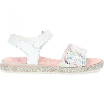 Sandalias de Niña Pablosky 421100 Blanco - Cómodas y Modernas, abiertas de piel color blanco