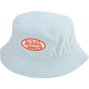 Von Dutch Seattle Light Blue Terry Cloth Bucket Hat
