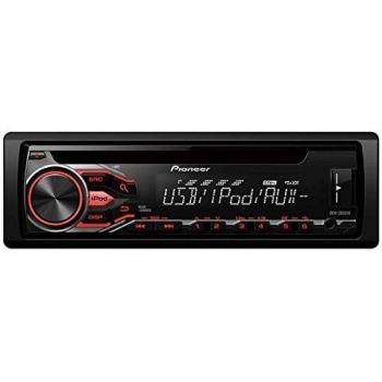 Pioneer DEH-2800UI - Autorradio, blanco y rojo