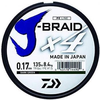 Daiwa - Fishing Braid J Braid 4B 1500M 19/100 12745619