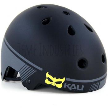 Kali MAHA casco negro/gris – pequeño Bmx monopatín patinete para bicicleta de montaña