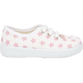 Zapatillas de lona de bebé niña con estrellas