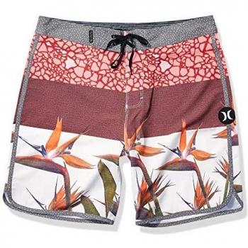 Hurley M Phantom Bird 18' Bañadores, Hombre, Rojo