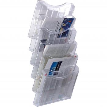 Archivo 2000-6136CSTP - Archiplay - Expositor de pared con 6 compartimentos verticales