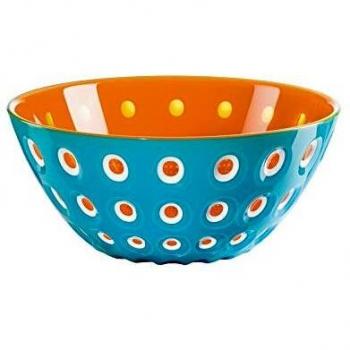 Saladier 20 cm Le Murrine Multicolor Azul y Naranja - Guzzini - Plástico - Compatible con Lavavajillas