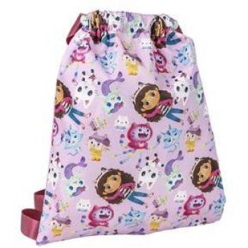 Mochila Saquito Infantil Gabby's Dollhouse Cerda Group para Niñas, Recomendada de 3 a 6 años, diseño basado en Netflix