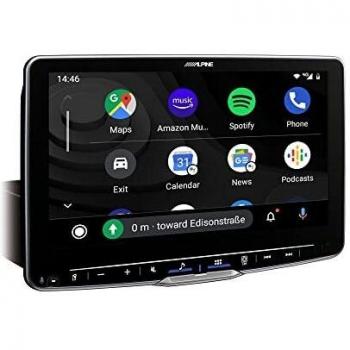 Receptor multimedia Alpine Halo9 con radio digital DAB+, compatibilidad con Apple CarPlay y Android Auto
