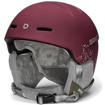 Briko Casco Blenda para Esquí, Color Matt Tawny Port Plum-Nomad Beige, Talla M para Mujer