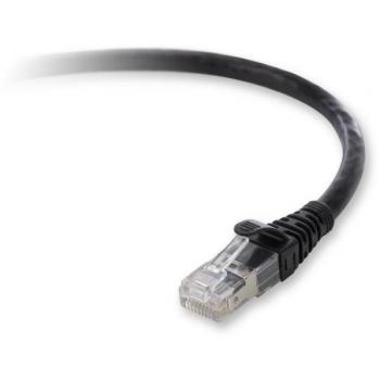 Belkin F2CP003-25BK-LS 10G 7.6 m RJ-45 Male to RJ-45 Male CAT 6a Patch Cable - Black