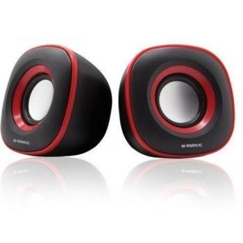 B-Move B-Blast 2.0 - Altavoces 2.0, rojo