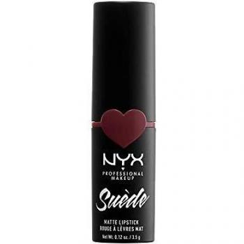 Nyx Professional Makeup Barra De Labios Mate De Larga Duración Y Cobertura Total Suede Matte Lipstick Tono 6 Lalaland Color Marrón