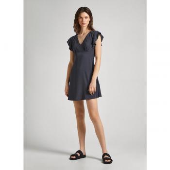Vestido corto Camila negro de Pepe Jeans con elegantes mangas mariposa