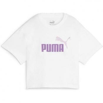 CAMISETA PUMA LOGO CROPPED NIÑA