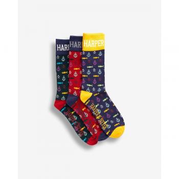 Pack de tres calcetines altos para hombre - Harper & Neyer