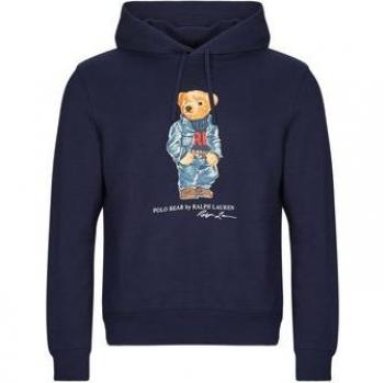 Polo Ralph Lauren Men's Hooded Sweatshirt with Polo Bear, Navy Blue, Size M