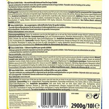 Tetra Cichlid Sticks 10 L