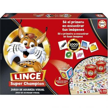 Educa Borrás - Lince Super Champion 1000 Imágenes Juego de Mesa de Agudeza Visual
