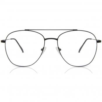 Pilot Montura completa metálica negra para hombre - Gafas recetadas anti-azules - SmartBuy Collection