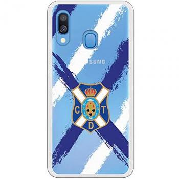 Funda Oficial Club Deportivo Tenerife Escudo Clear para Samsung Galaxy A20e