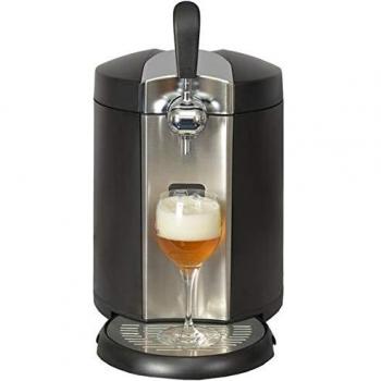 Máquina de Cerveza Kitchen Chef KCPPROBIER 5L con Compresor 100W y Diseño en Negro/Acero Inoxidable