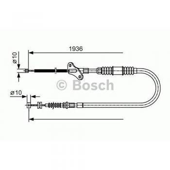 Cable de freno de mano BOSCH 1 987 482 111 - Compatible con modelos Bosch, alta calidad y durabilidad