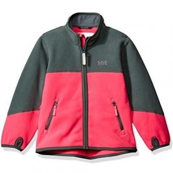Helly Hansen K Fleece - Chaqueta polar para niños, color rosa, talla 122/7