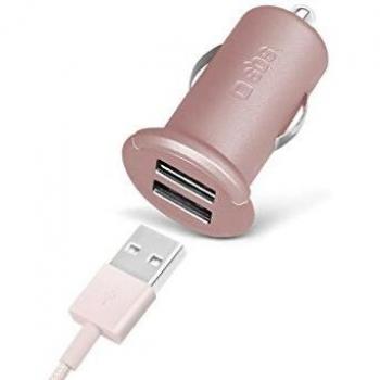 SBS TECAR2USB2AP Auto Rosa - Cargador